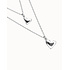 UNOde50 UNOde50 Ketting | Dubbele Ketting met Hart Hangers | COL2070MTL
