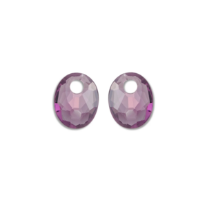 SPARKLING SPARKLING Oorbellen | Edelstenen | Aubergine Quartz Small Oval