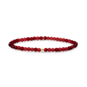 SPARKLING SPARKLING Armband | SATURN ARMBAND SMALL RUBY QUARTZ | Verguld