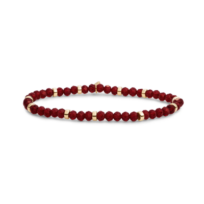 SPARKLING SPARKLING Armband | Roundel Interstellar Armband Ruby Quartz | Verguld