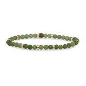 SPARKLING SPARKLING Armband | Roundel Interstellar Armband Lime Jade | Verguld