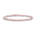 SPARKLING SPARKLING Armband | Roundel Interstellar Armband Pink Opalite | Verguld