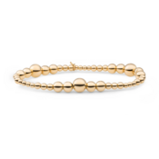SPARKLING SPARKLING Armband | Wave Mix Gold Armband | Verguld