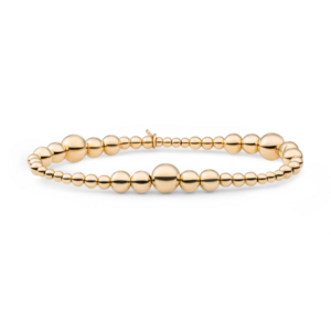 SPARKLING SPARKLING Armband | Wave Mix Gold Armband | Verguld