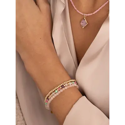 SPARKLING SPARKLING Armband | Multi Gem Interstellar Armband | Verguld