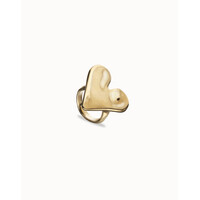 UNOde50 UNOde50 Ring | Hartvorming Statement Ring | VERGULD | SS26