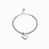 UNOde50 UNOde50 Armband | Schakel armband met Hart | SS26