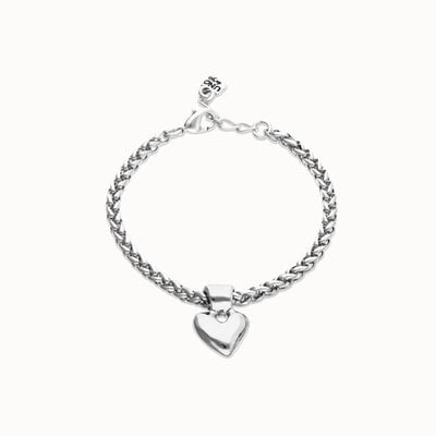 UNOde50 UNOde50 Armband | Schakel armband met Hart | PUL2642MTL