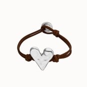 UNOde50 UNOde50 Armband | Leren armband met Hart | PUL2638MTL