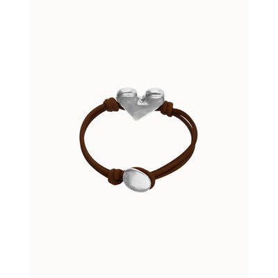 UNOde50 UNOde50 Armband | Leren armband met Hart | PUL2638MTL