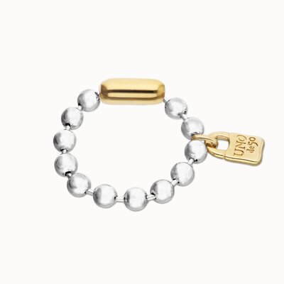 UNOde50 UNOde50 Armband | Stoere Kralen armband | Bicolor | PUL1215OROMTL