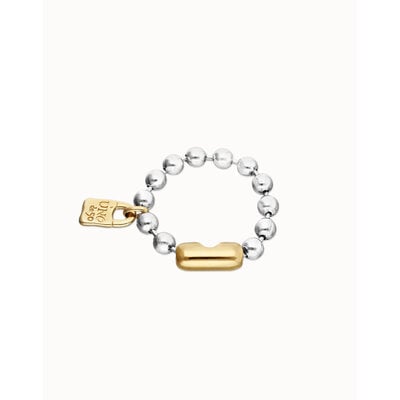 UNOde50 UNOde50 Armband | Stoere Kralen armband | Verguld | PUL1215OROMTL