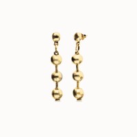 UNOde50 UNOde50 Oorbellen | Lange Kralen | Verguld | SS26