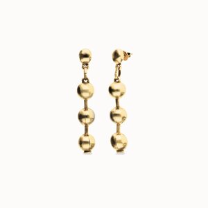 UNOde50 UNOde50 Oorbellen | Lange Kralen | Verguld | SS26