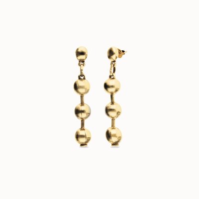 UNOde50 UNOde50 Oorbellen | Lange Kralen | Verguld | PEN1064ORO