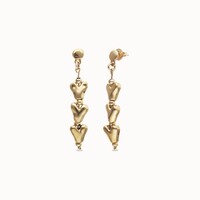 UNOde50 UNOde50 Oorbellen | Verguld Hartjes | SS26