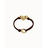 UNOde50 UNOde50 Armband | Leren armband met Hart | Verguld | PUL2638MARORO