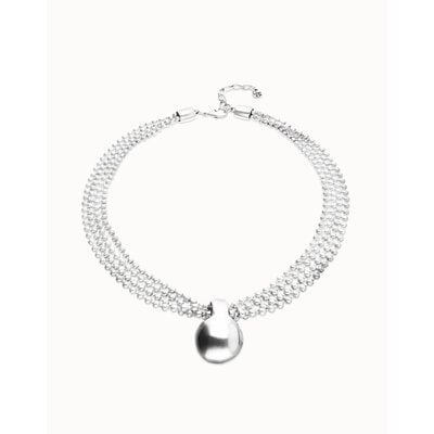 UNOde50 UNOde50 Ketting | Korte Ketting met Grote Bol |  COL2051MTL