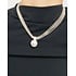 UNOde50 UNOde50 Ketting | Korte Ketting met Grote Bol |  COL2051MTL