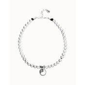 UNOde50 UNOde50 Ketting | Korte kralenketting met Grote Bol | COL2045MTL