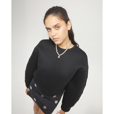 UNOde50 UNOde50 Ketting | Korte kralenketting met Vergulde Grote Bol | COL2045OROMTL