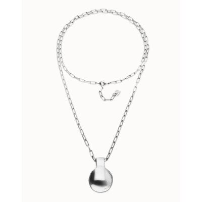 UNOde50 UNOde50 Ketting | Lange ketting met Grote Bol | COL2050MTL