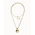 UNOde50 UNOde50 Ketting | Lange Vergulde ketting met Grote Bol | COL2050ORO
