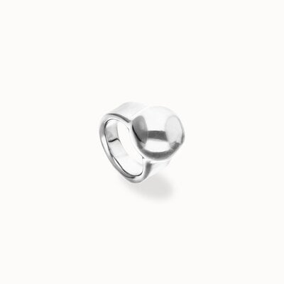UNOde50 UNOde50 Ring | Statement Ring met Bolvorm | ANI0869MTL