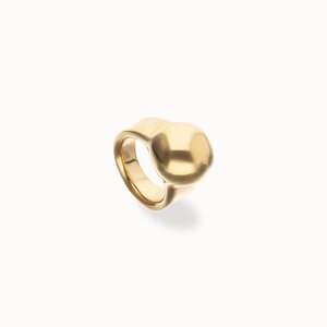 UNOde50 UNOde50 Ring | Statement Ring met Bolvorm | Verguld | SS26