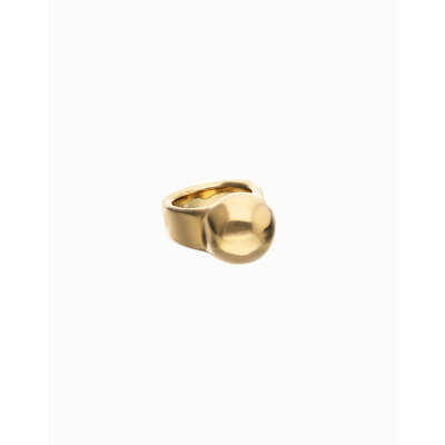 UNOde50 UNOde50 Ring | Statement Ring met Bolvorm | Verguld | ANI0869ORO