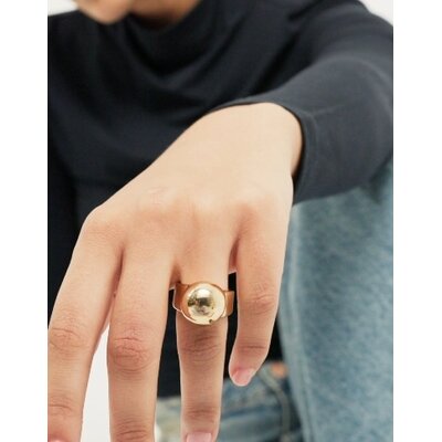 UNOde50 UNOde50 Ring | Statement Ring met Bolvorm | Verguld | ANI0869ORO