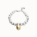 UNOde50 UNOde50 Armband | Kralenarmband met Vergulde Organische Hanger | SS26