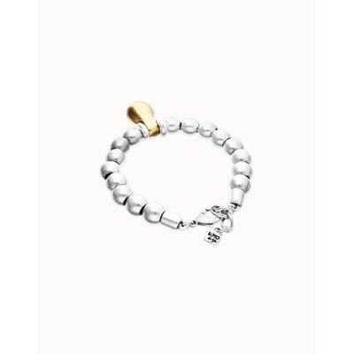 UNOde50 UNOde50 Armband | Kralenarmband met Vergulde Organische Hanger | PUL2608OROMTL