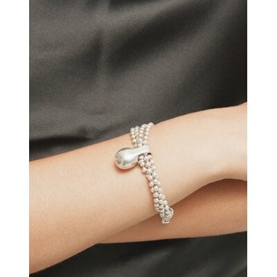 UNOde50 UNOde50 Armband | 3-Kralenbandjes met Organische Hanger | PUL2607MTL