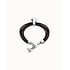 UNOde50 UNOde50 Armband |  Leren armband met Organische Hanger | PUL2605MARMTL