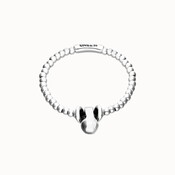 UNOde50 UNOde50 Armband | Elastische Kralenarmband met Organische Hanger | PUL2609MTL