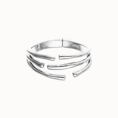 UNOde50 UNOde50 Armband | Bangle | Meerdere Verweven Organische Vormen | PUL2633MTL