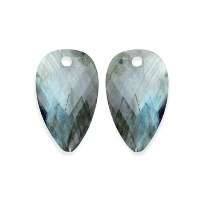 SPARKLING SPARKLING Oorbellen | Edelstenen | Labradorite Blossom