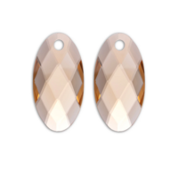 SPARKLING SPARKLING Oorbellen | Edelstenen | Light Gold Citrine Quartz Large Leaf