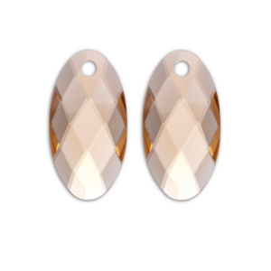 SPARKLING SPARKLING Oorbellen | Edelstenen | Light Gold Citrine Quartz Large Leaf