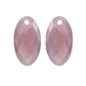 SPARKLING SPARKLING Oorbellen | Edelstenen | Pink Opalite Large Leaf