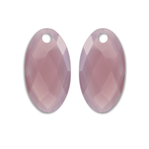 SPARKLING SPARKLING Oorbellen | Edelstenen | Pink Opalite Large Leaf