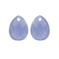 SPARKLING SPARKLING Oorbellen | Edelstenen |  Milky Blue Jade Afterglow