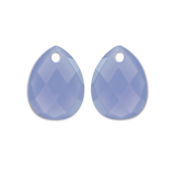SPARKLING SPARKLING Oorbellen | Edelstenen |  Milky Blue Jade Afterglow