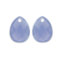 SPARKLING SPARKLING Oorbellen | Edelstenen |  Milky Blue Jade Afterglow