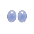 SPARKLING SPARKLING Oorbellen | Edelstenen | Milky Blue Jade Medium Oval