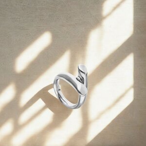 UNOde50 UNOde50 Ring | Twee Verweven Organische Vormen | SS26