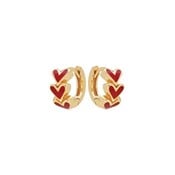 MIAB Jewels MIAB Oorbellen | Hearts Click | Verguld