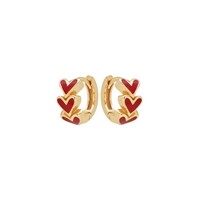 MIAB Jewels MIAB Oorbellen | Hearts Click | Verguld