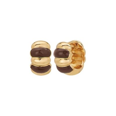 MIAB Jewels MIAB Oorbellen | Chocolate Click | Verguld